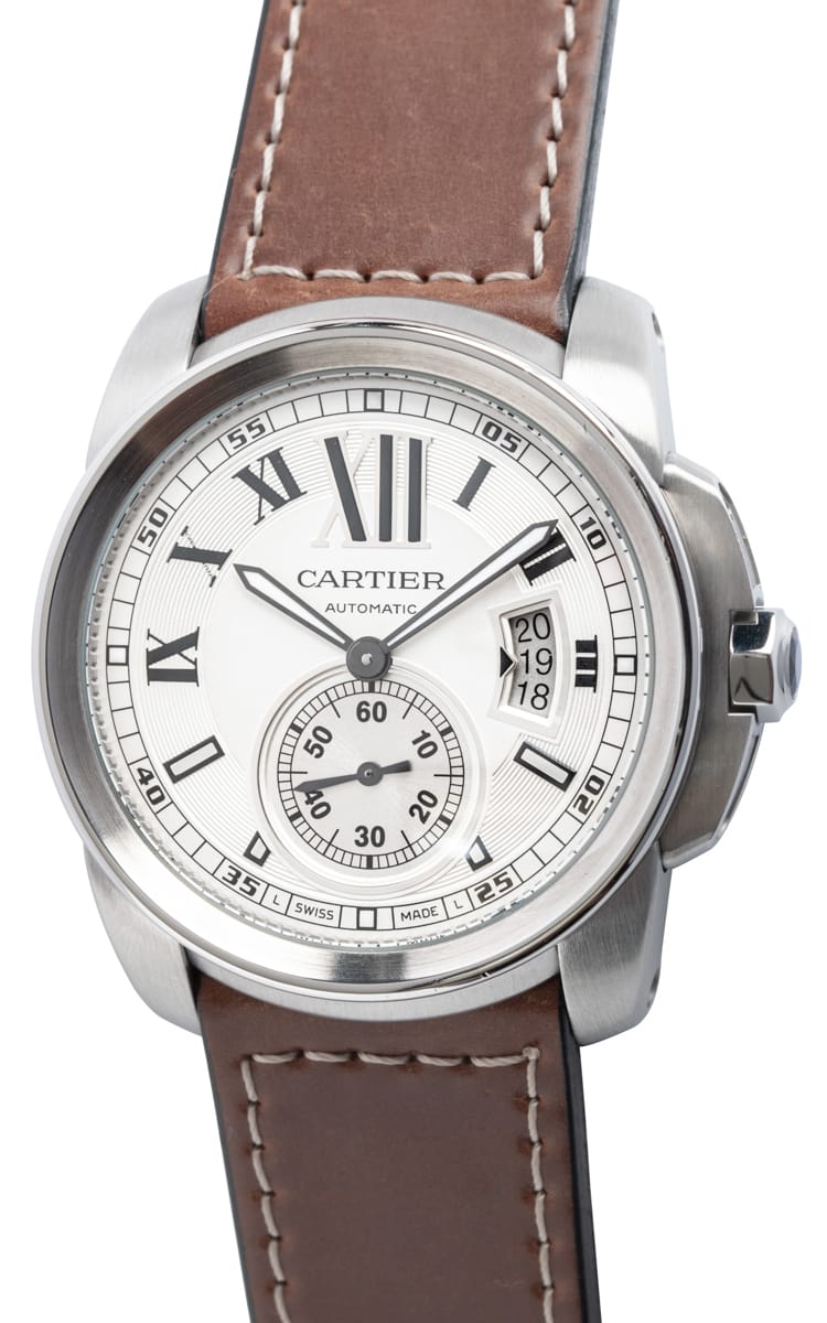 Cartier - Calibre De Cartier : W7100037 : SOLD OUT : silver dial 