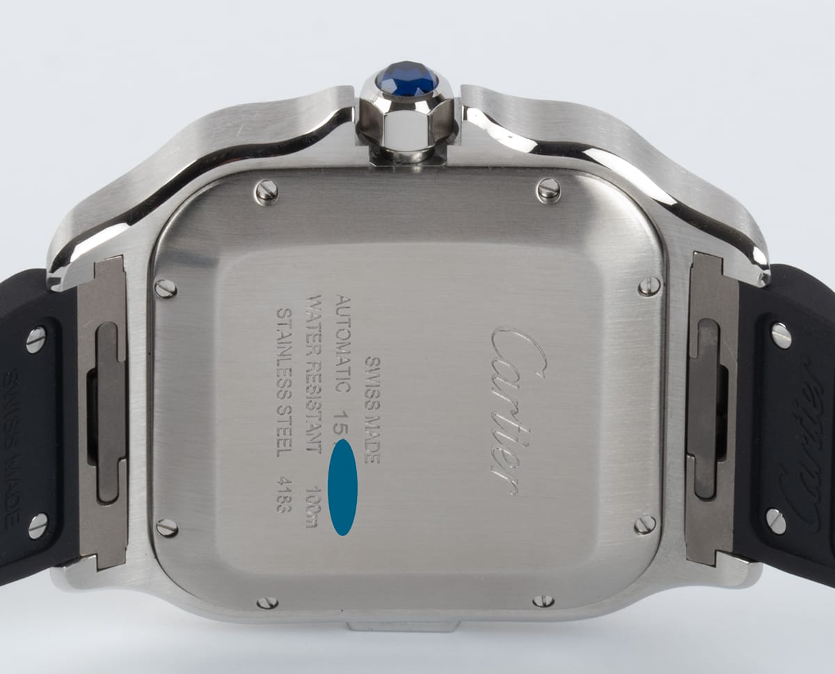 Caseback of Santos De Cartier Chronograph XL