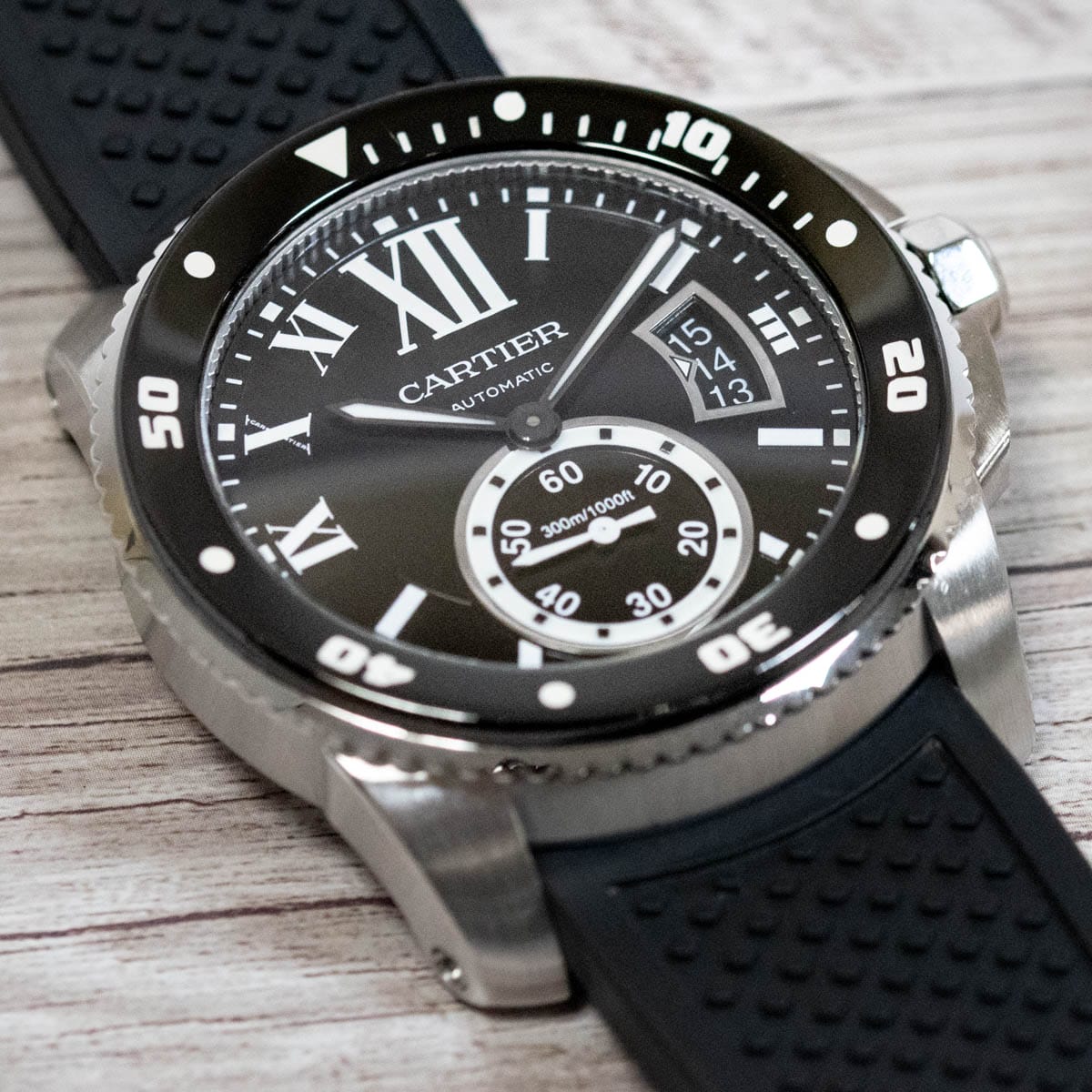 Extra Shot of Calibre de Cartier Diver