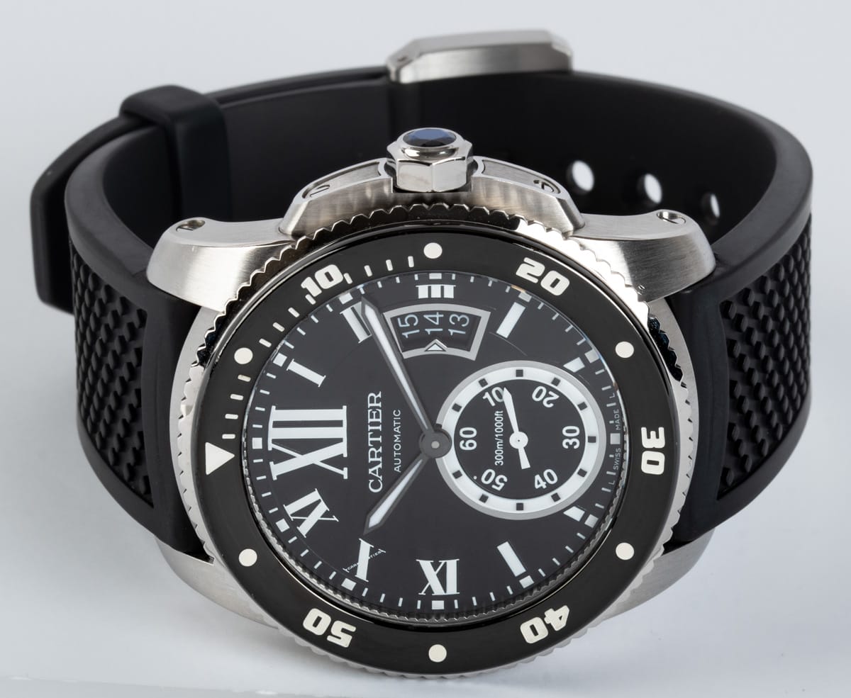 Front View of Calibre de Cartier Diver