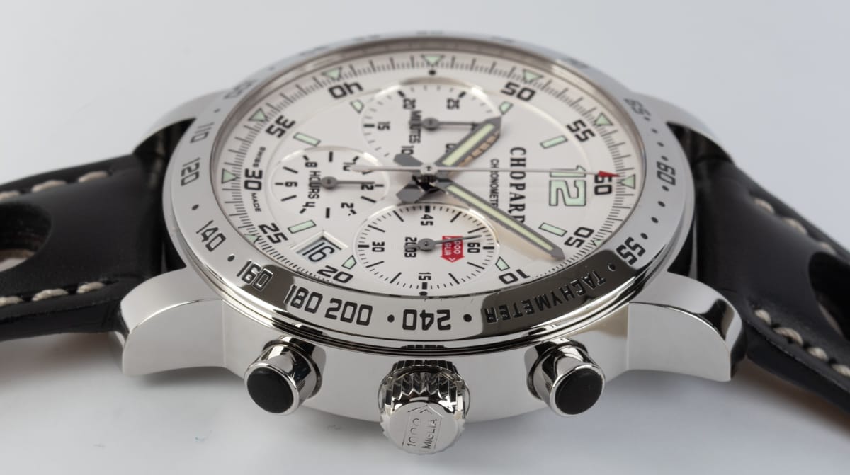 Crown Side Shot of Mille Miglia Chronograph
