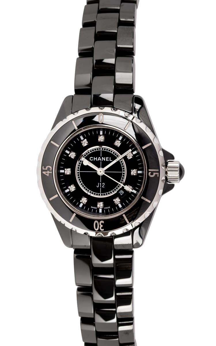 Chanel - J12 Unisex 33mm : H1625 : SOLD OUT : black dial on Black 