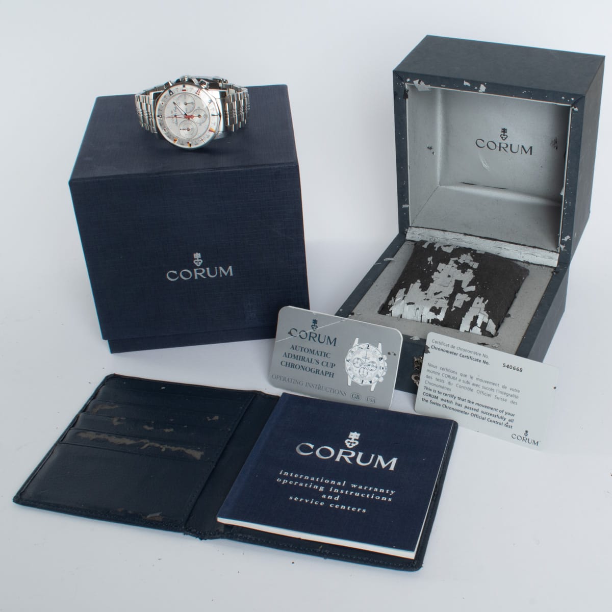 Box / Paper shot of Admiral's Cup Chronograph