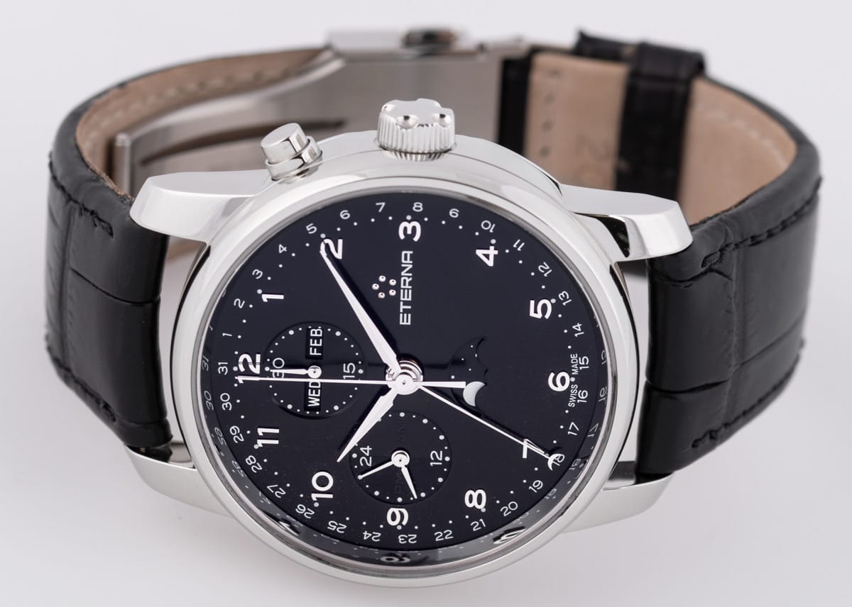 Front View of Soleure Triple-Date Moon Chronograph