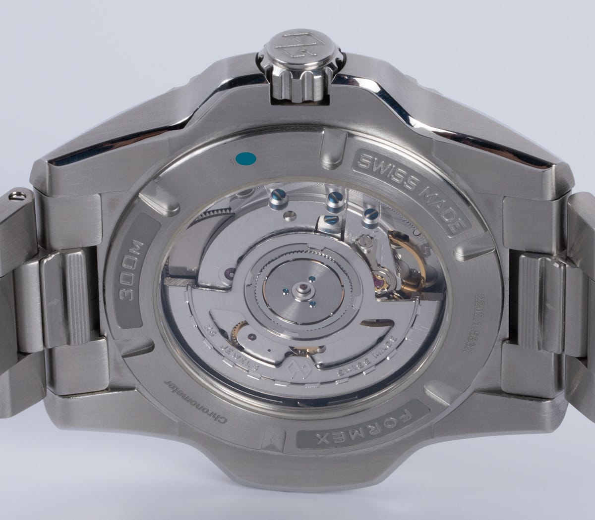 Caseback of Reef GMT