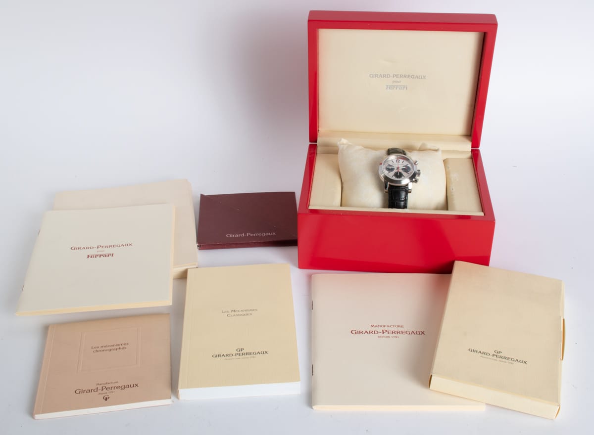Box / Paper shot of Ferrari '275 Lemans' Chronograph