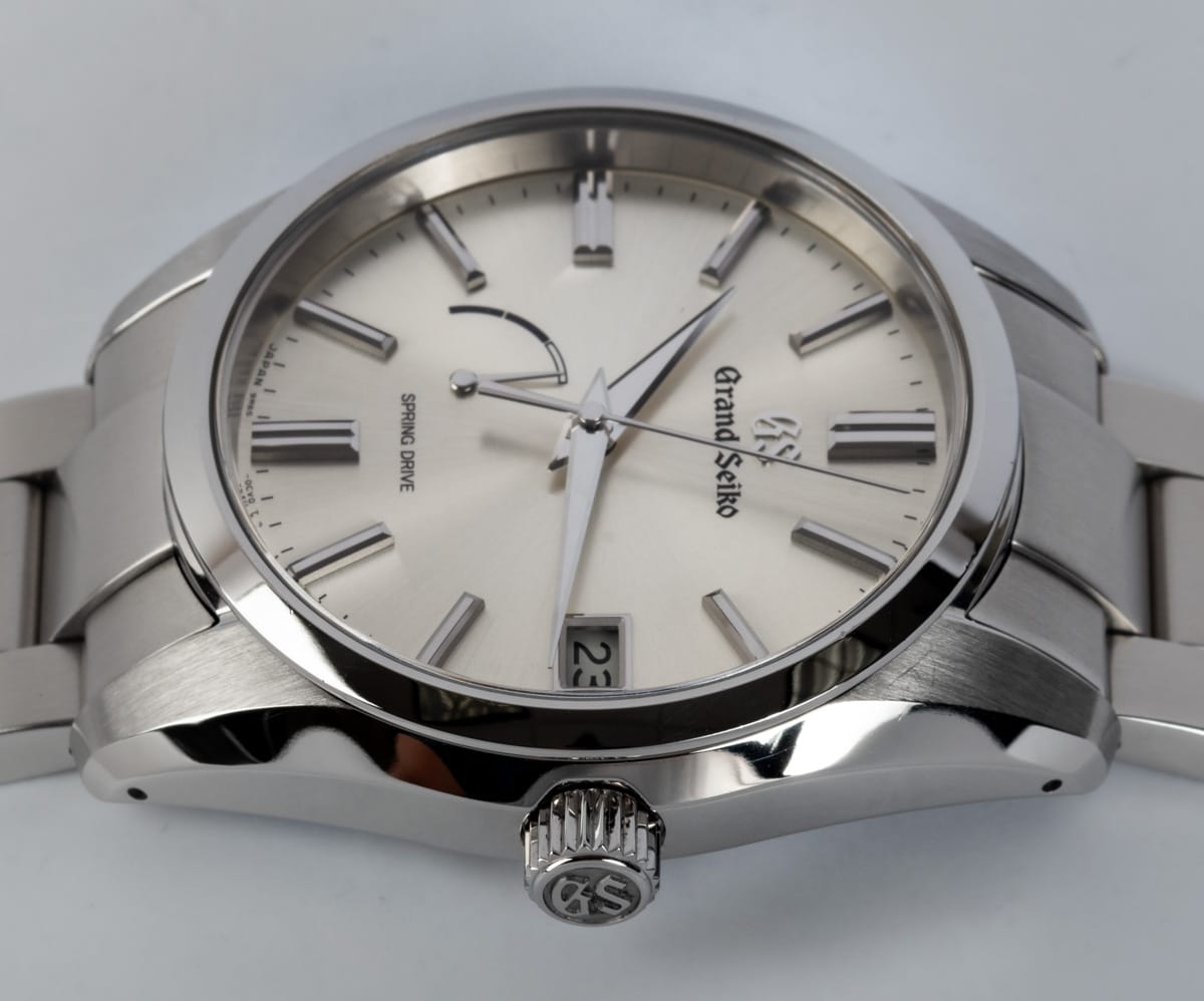 Crown Side Shot of Grand Seiko Spring Drive