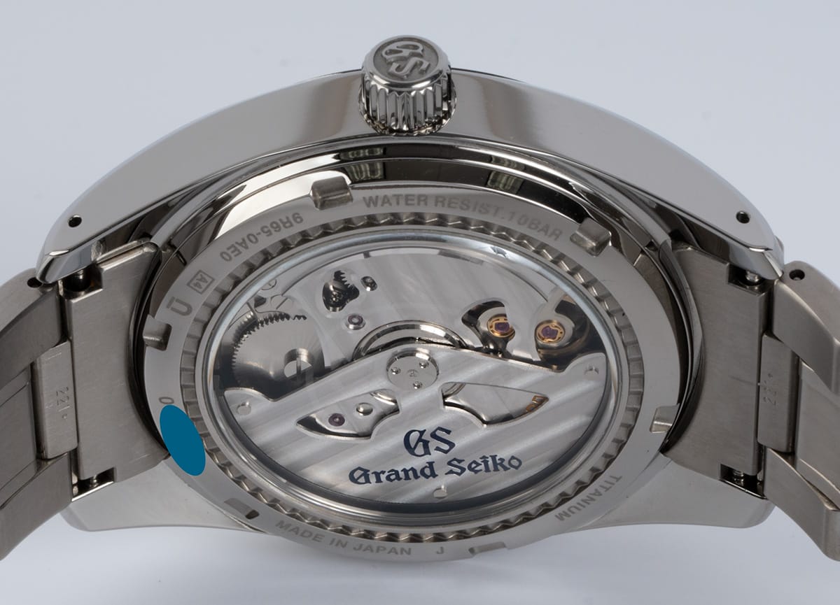 Caseback of Heritage 'Snowflake'