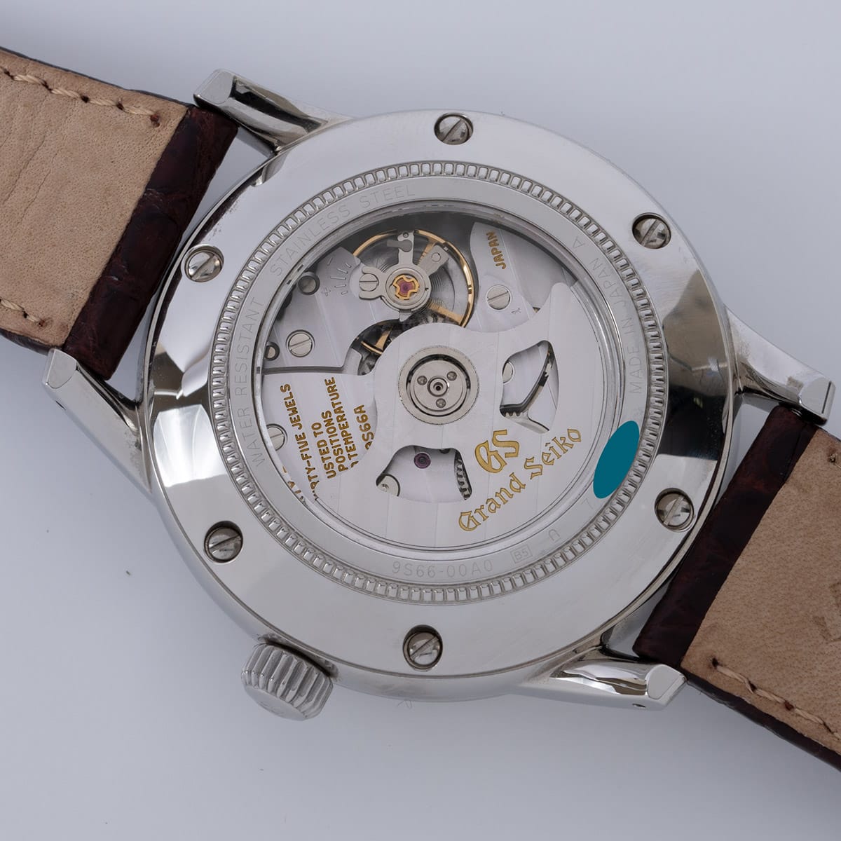 Caseback of GMT Elegance