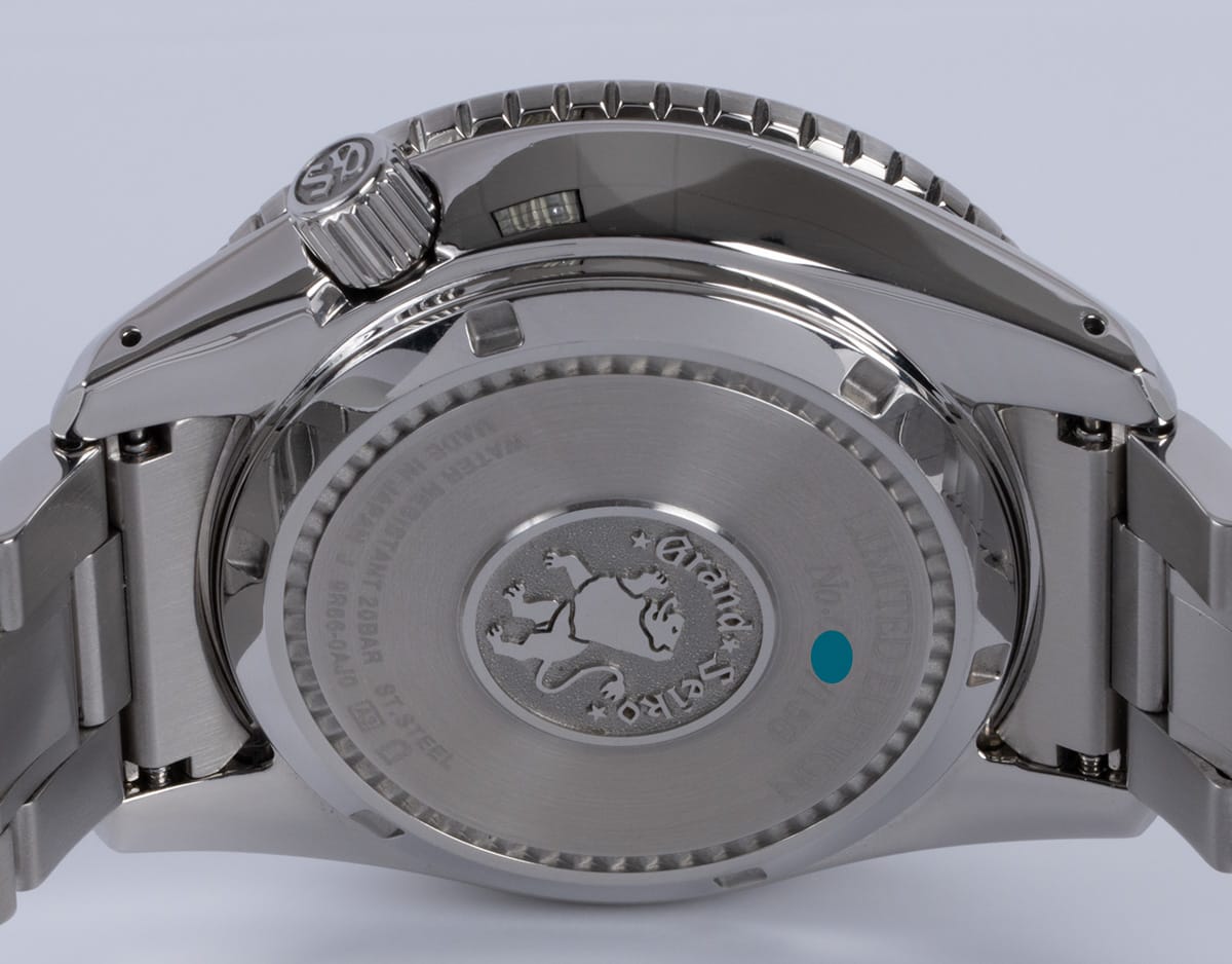 Caseback of Spring Drive GMT L.E.