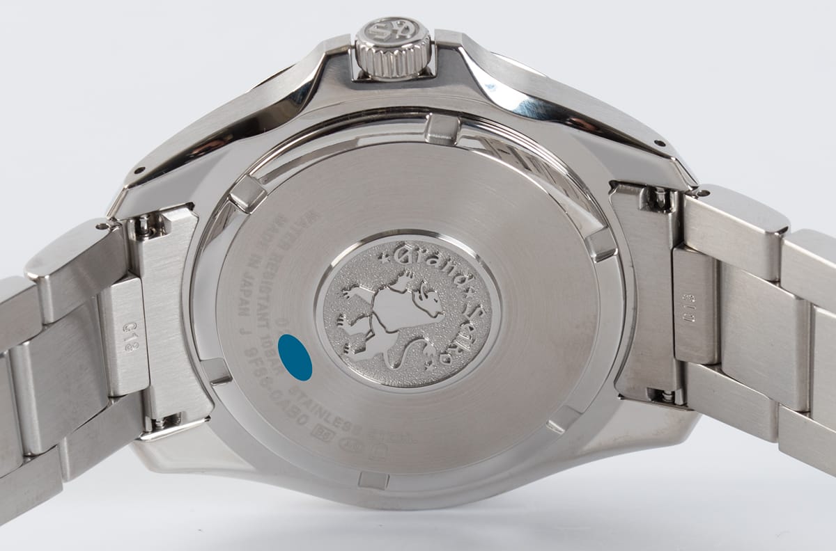 Caseback of Caliber 9F86 Quartz GMT