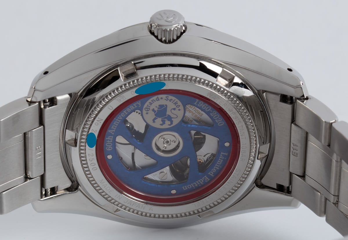Caseback of Heritage Automatic 60th Anniversary