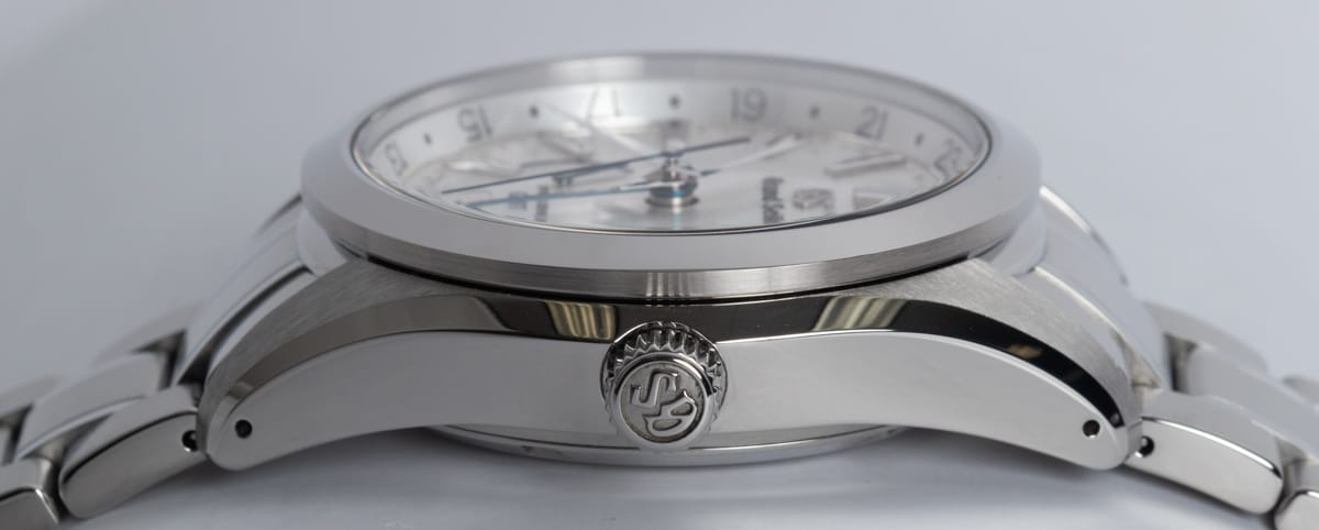 Crown Side Shot of Spring Drive GMT Limited Edition