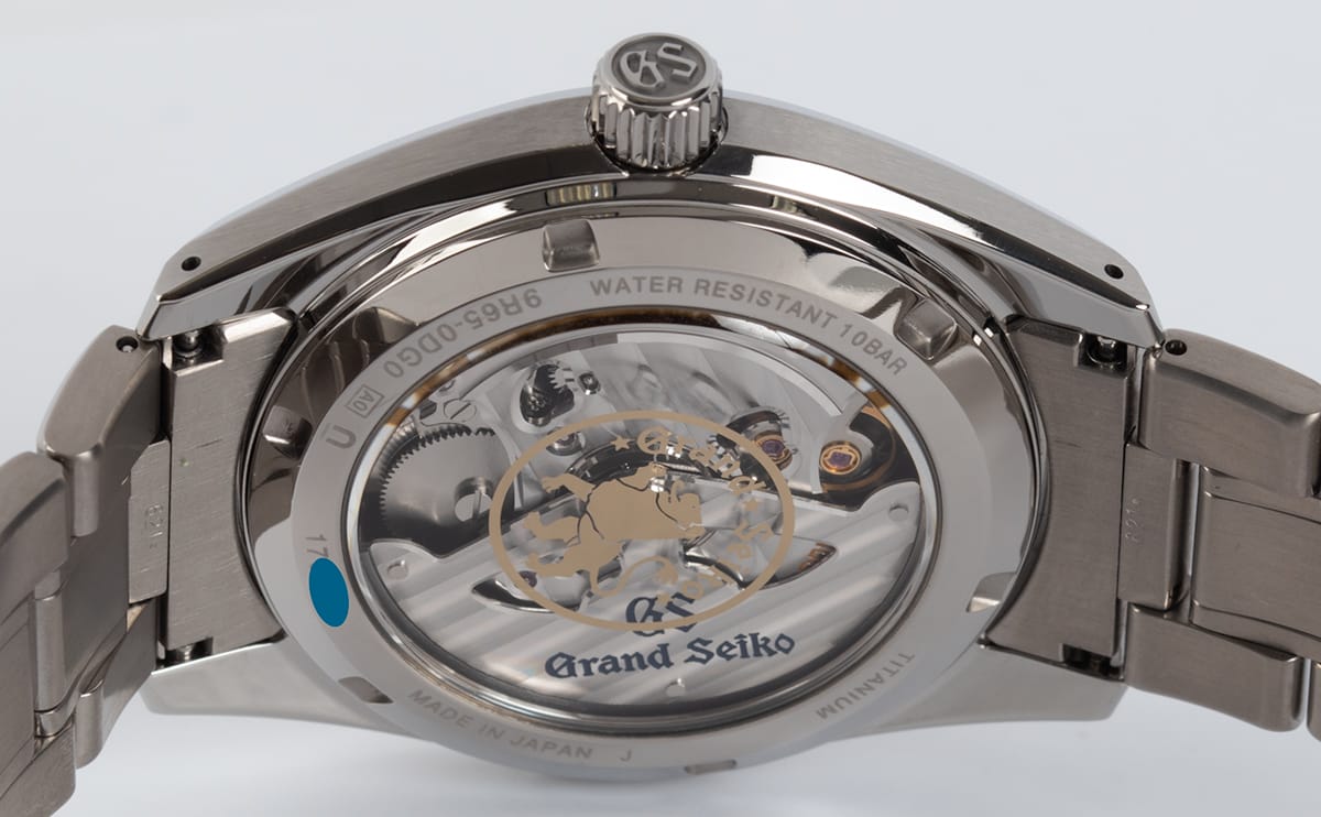 Caseback of Heritage Four Seasons Spring 'Shunbun'