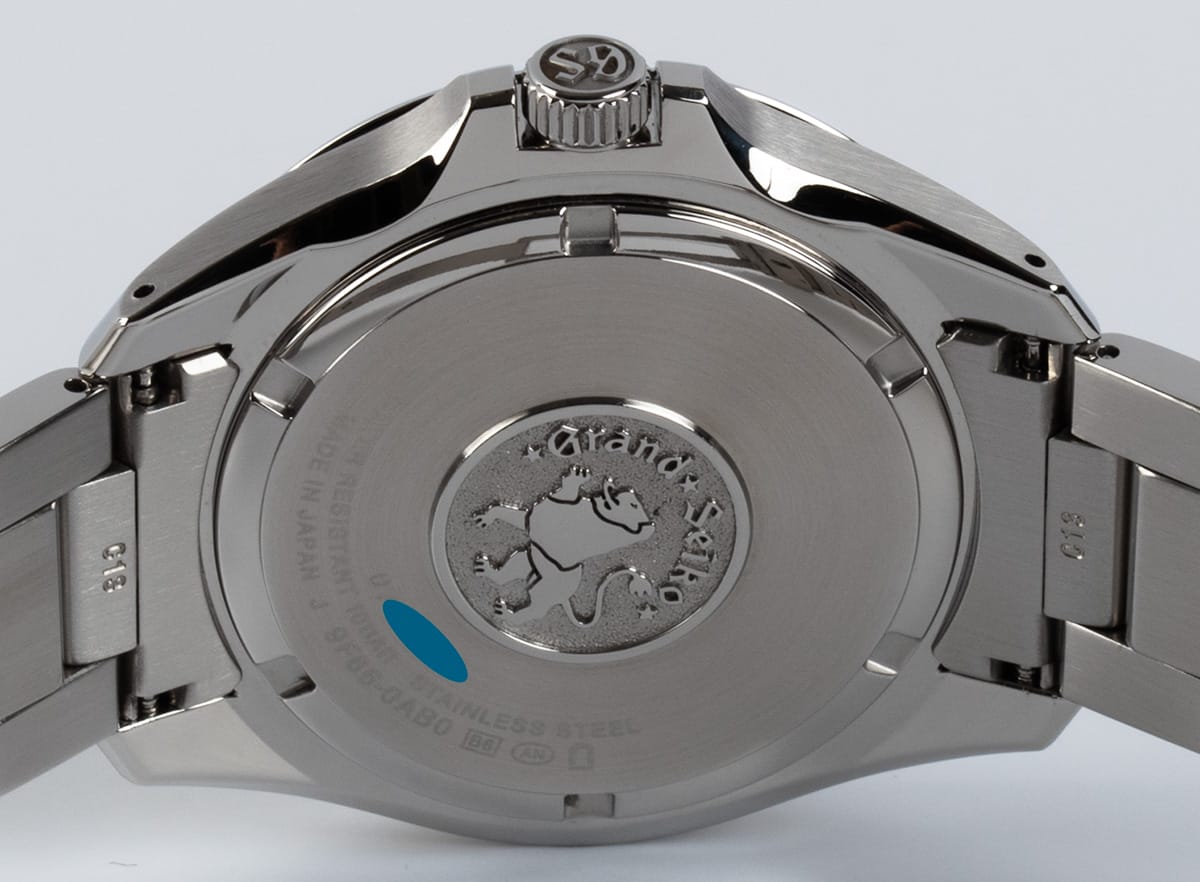 Caseback of Caliber 9F86 Quartz GMT