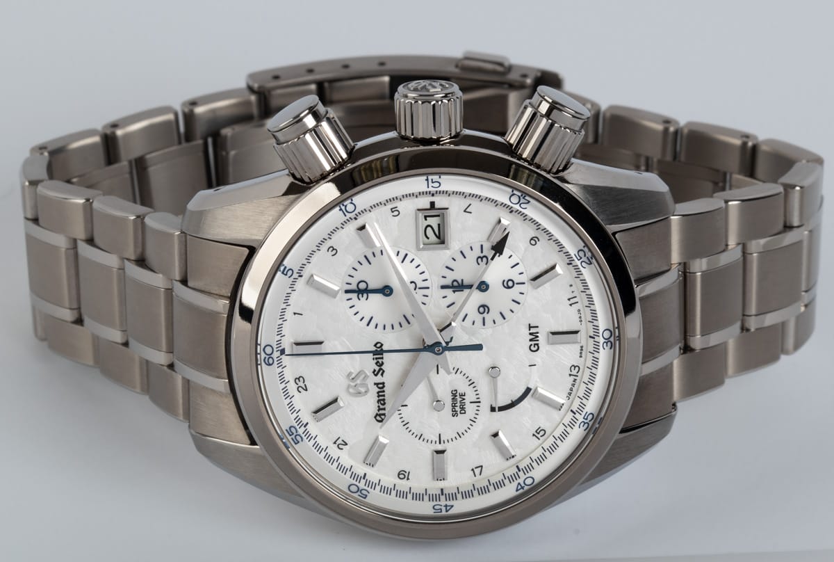 Front View of Spring Drive Chronograph GMT '15th Anniversary'
