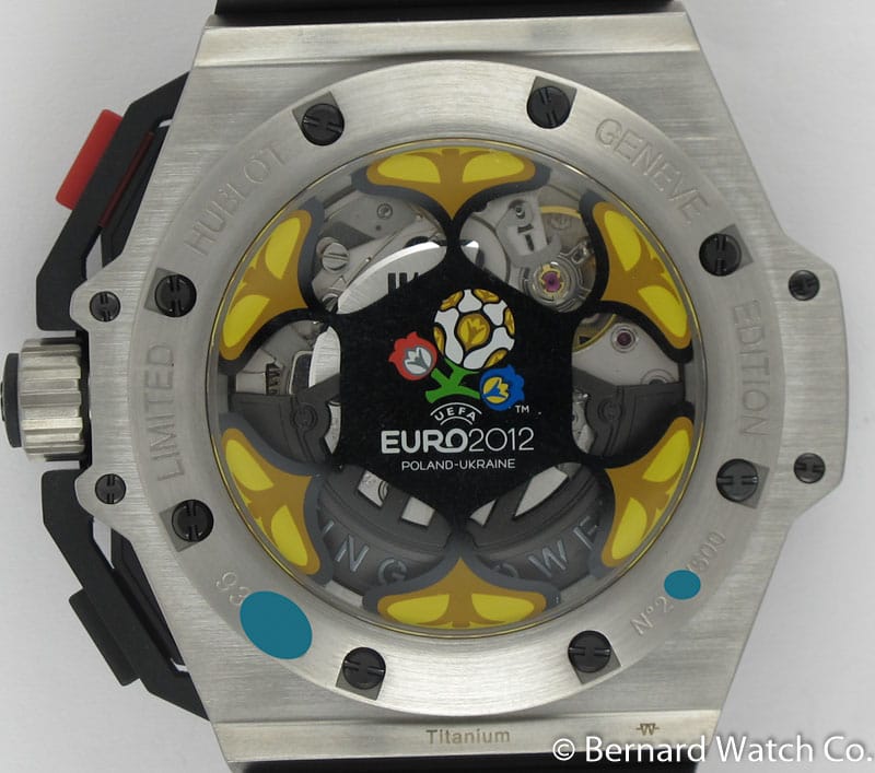 Caseback of King Power 48mm UEFA Euro 2012 Poland