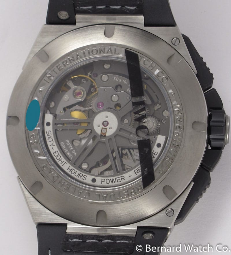 Caseback of Ingenieur Perpetual Calendar