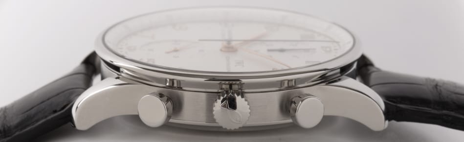 Crown Side Shot of Portugieser Chronograph