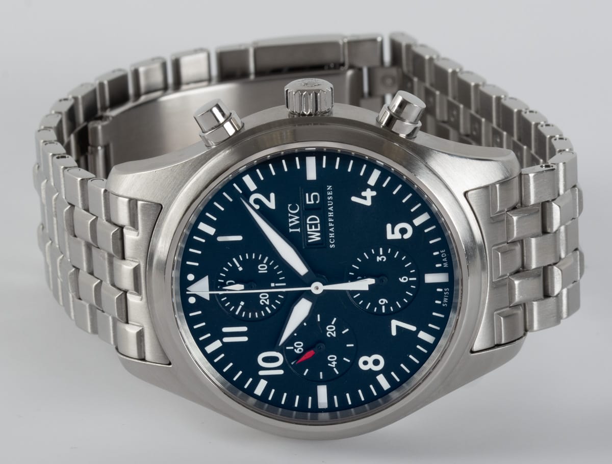 Front View of Classic Pilot's Chronograph