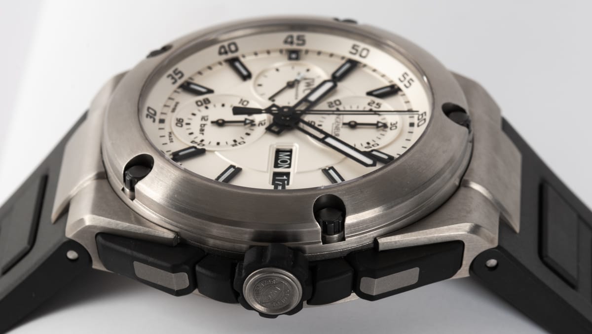 Crown Side Shot of Ingenieur Double Chronograph