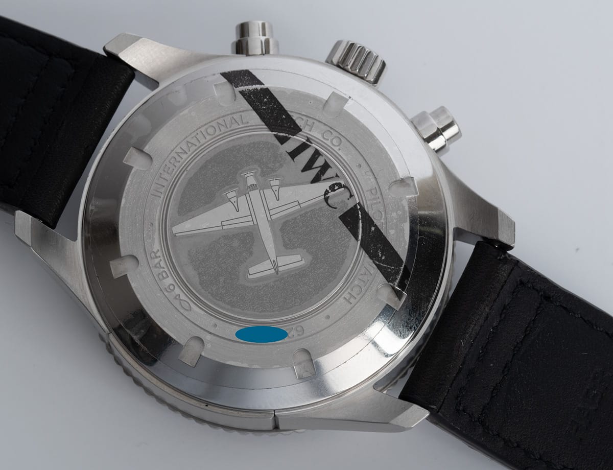 Caseback of Timezoner Chronograph