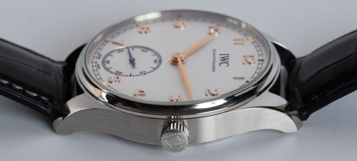 Crown Side Shot of Portugieser Auto 40