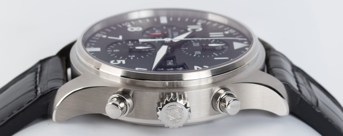 Crown Side Shot of Pilot's Watch Chronograph