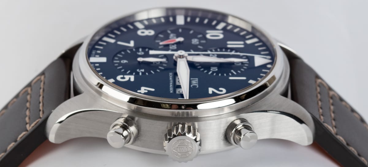 Crown Side Shot of Pilot's Chronograph 'Le Petit Prince'