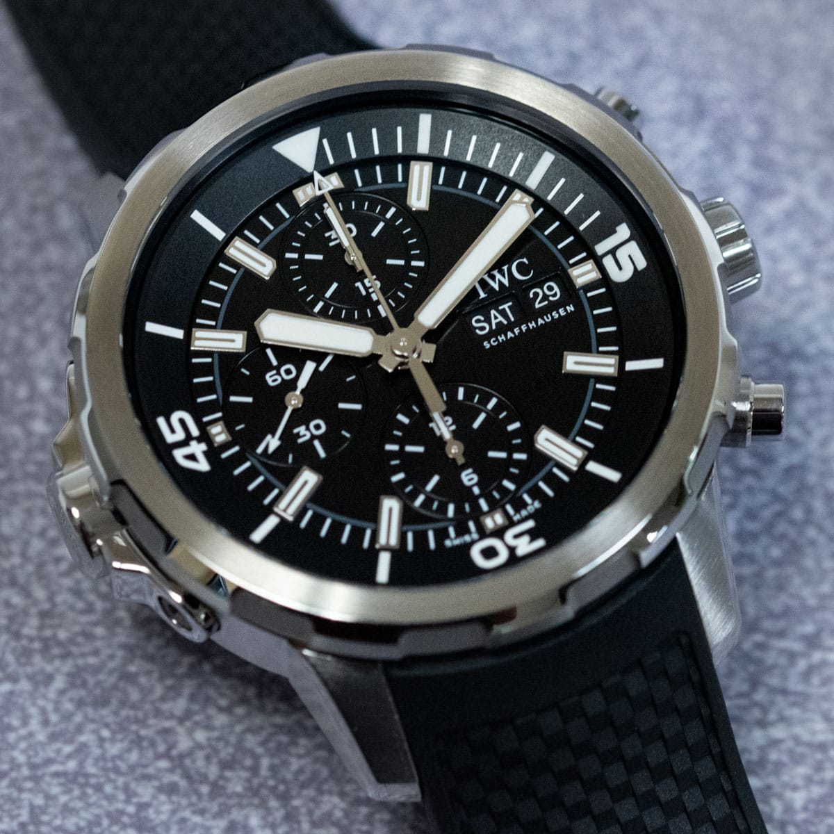 Stylied photo of  of Aquatimer Chronograph