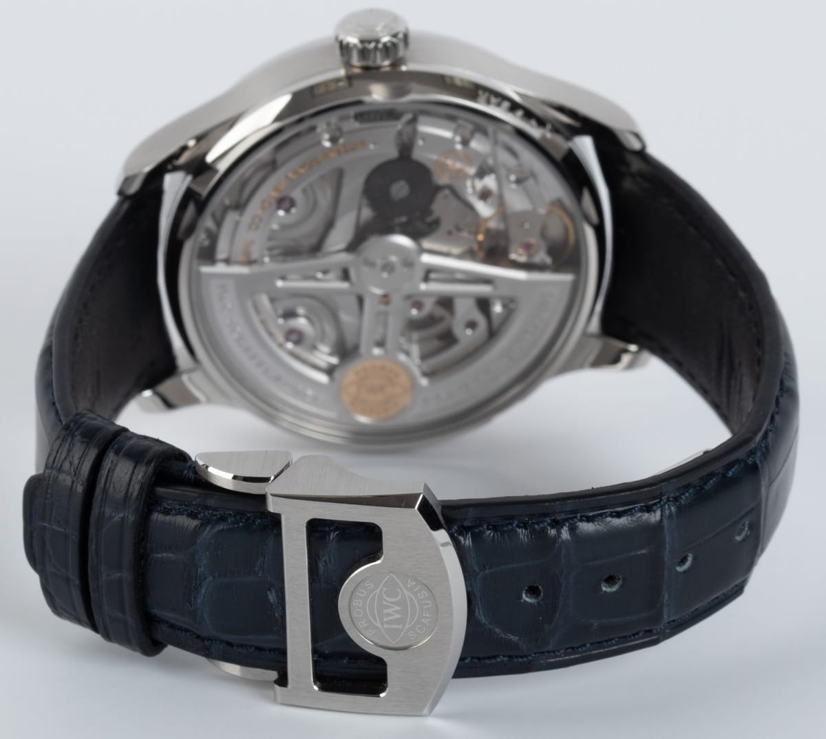 Rear / Band View of Portugieser Automatic 7-Day Power Reserve