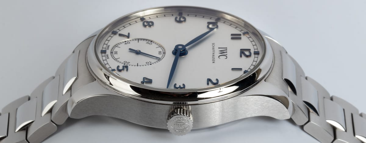Crown Side Shot of Portugieser Auto 40