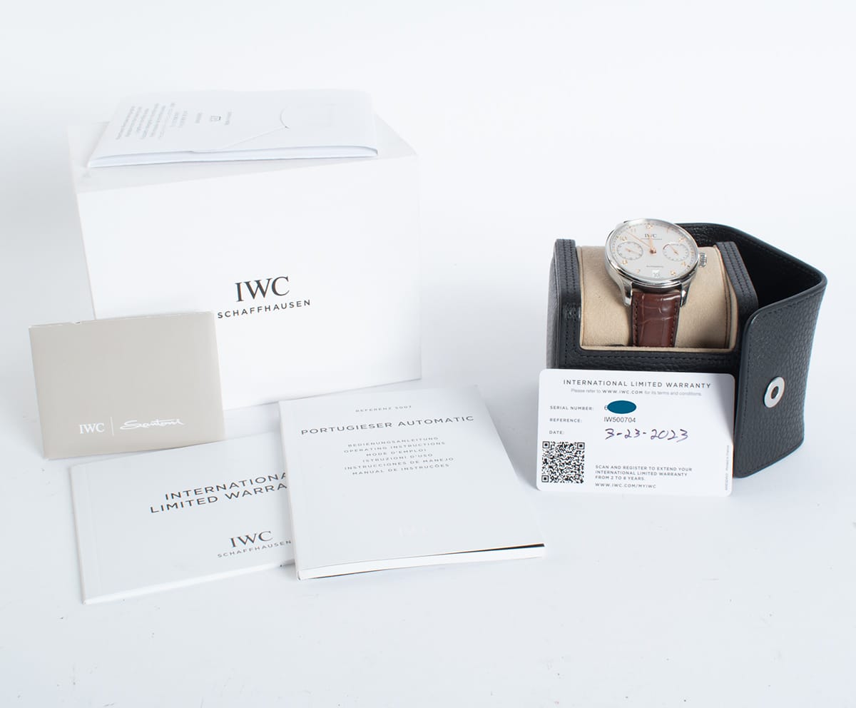 Box / Paper shot of Portugieser Automatic 7-Day Power Reserve