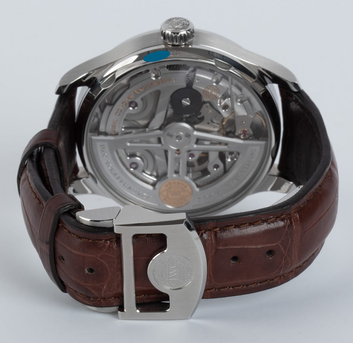 Rear / Band View of Portugieser Automatic 7-Day Power Reserve