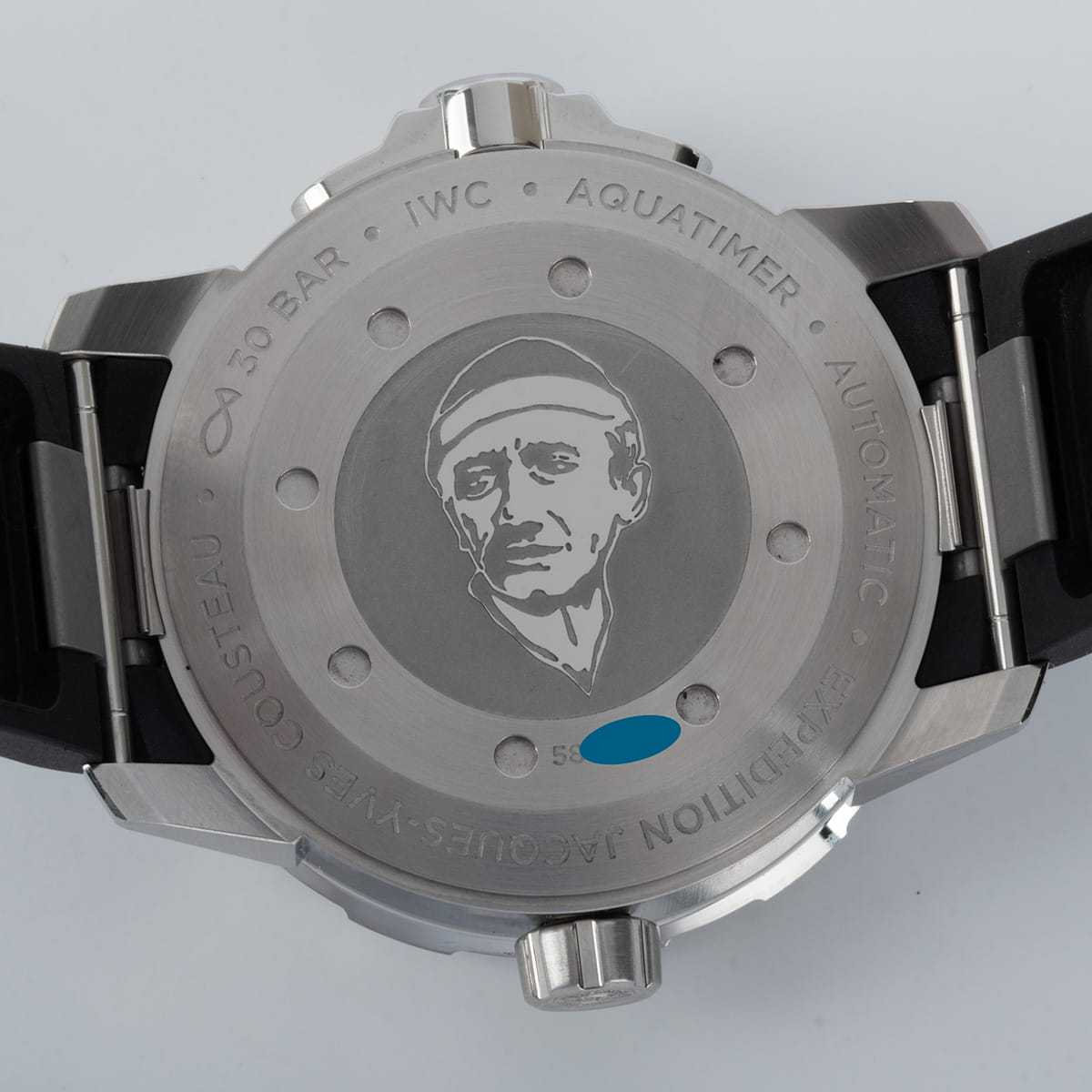 Caseback of Aquatimer 'Expedition Jacques-Yves Cousteau'