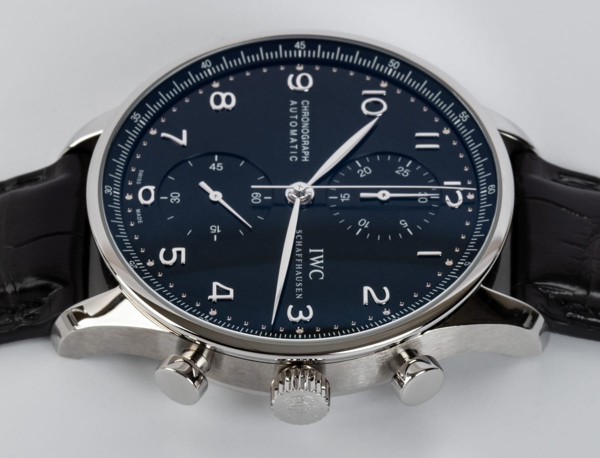 Crown Side Shot of Portugieser Chronograph