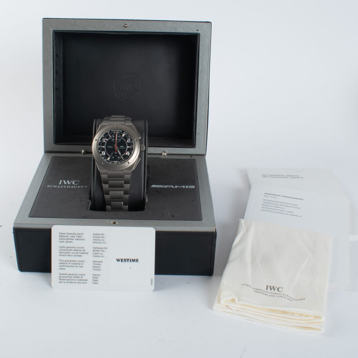 Box / Paper shot of Ingenieur Chronograph AMG