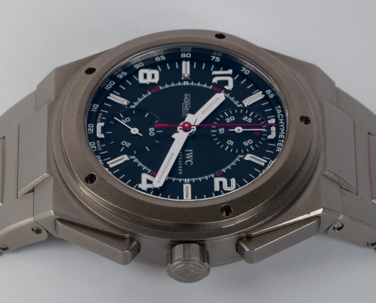 Crown Side Shot of Ingenieur Chronograph AMG