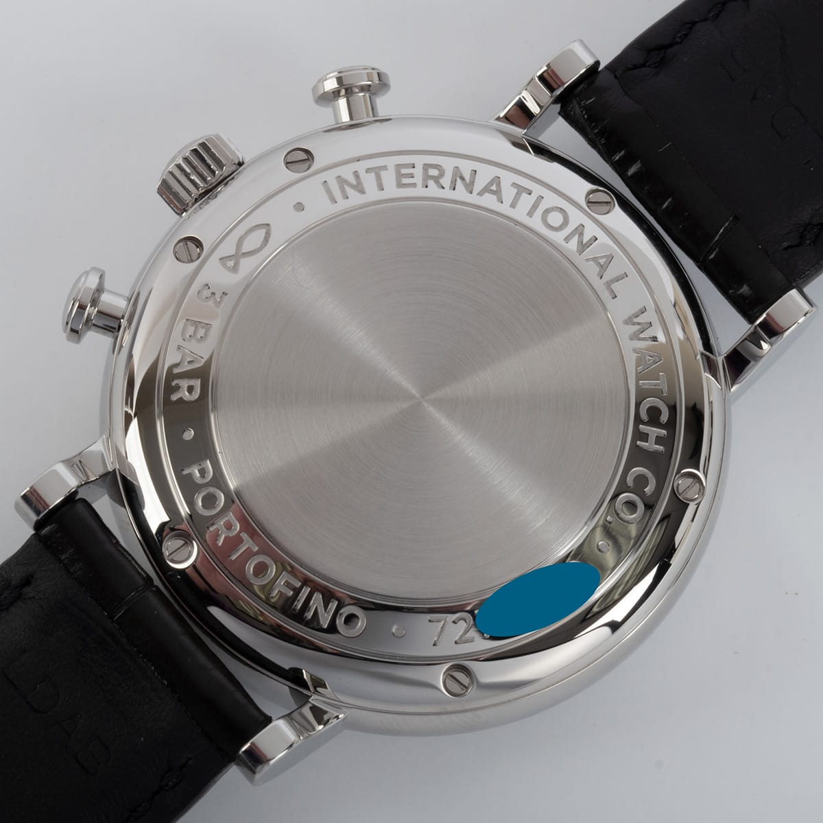 Caseback of Portofino Chronograph