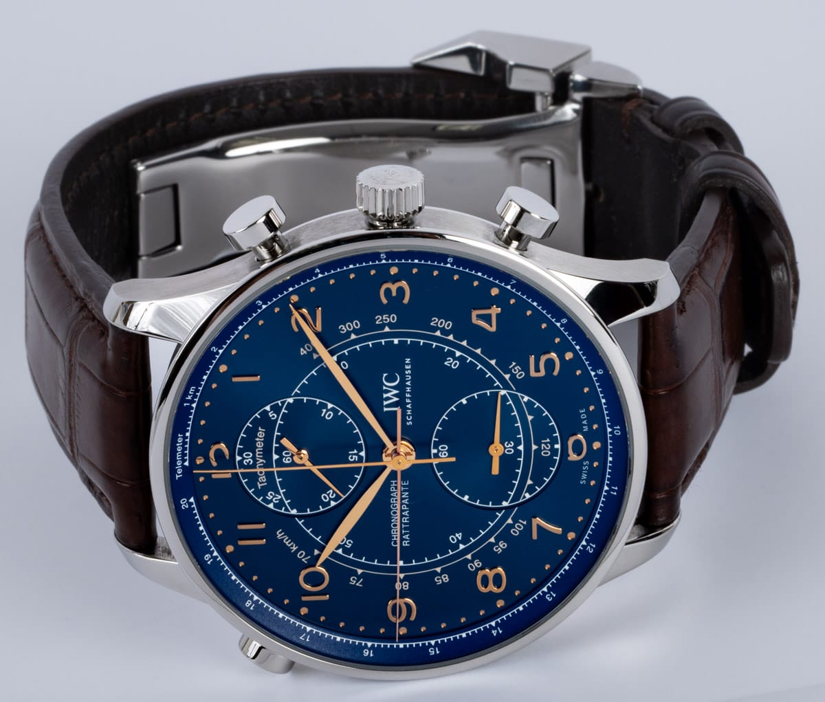 Front View of Portugieser Chrono Rattrapante 'Boutique Milano'