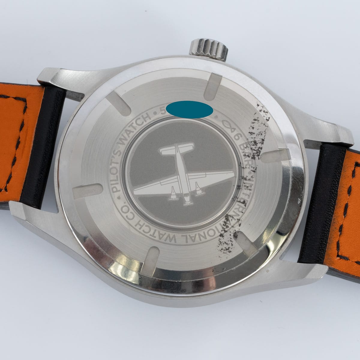 Caseback of Pilot's Mark XVIII