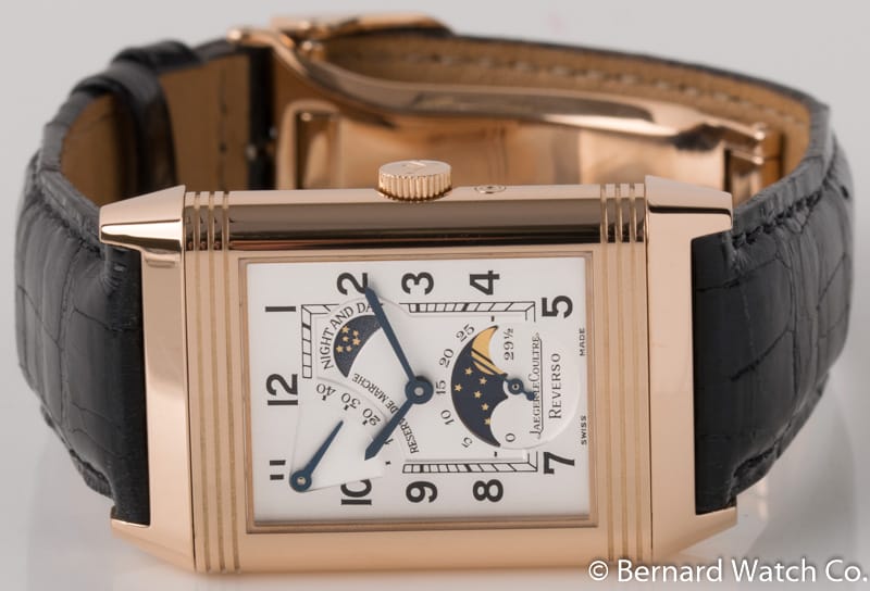 Front View of Reverso Sun Moon