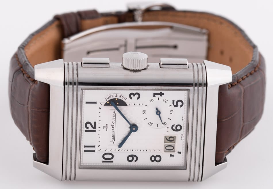 Front View of Reverso Grande GMT Duo