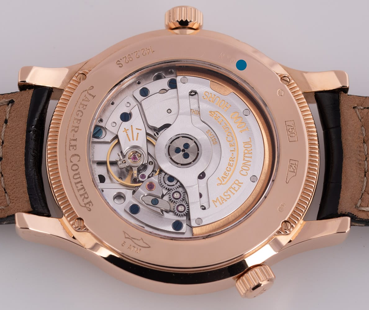 Caseback of Master Control Geographic