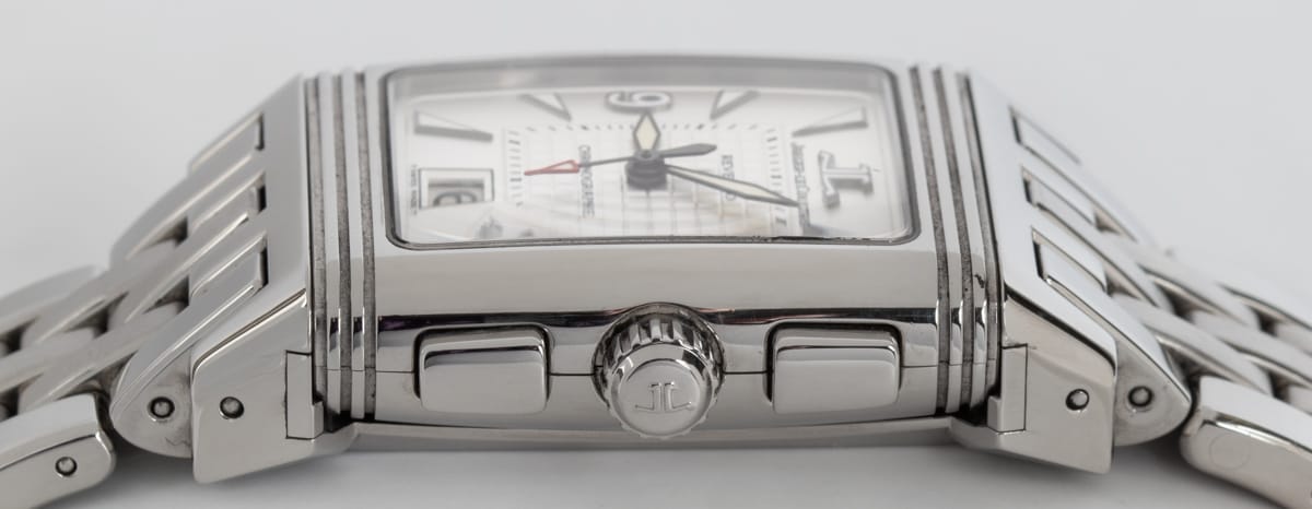 Crown Side Shot of Reverso Gran'Sport Duo Chronograph