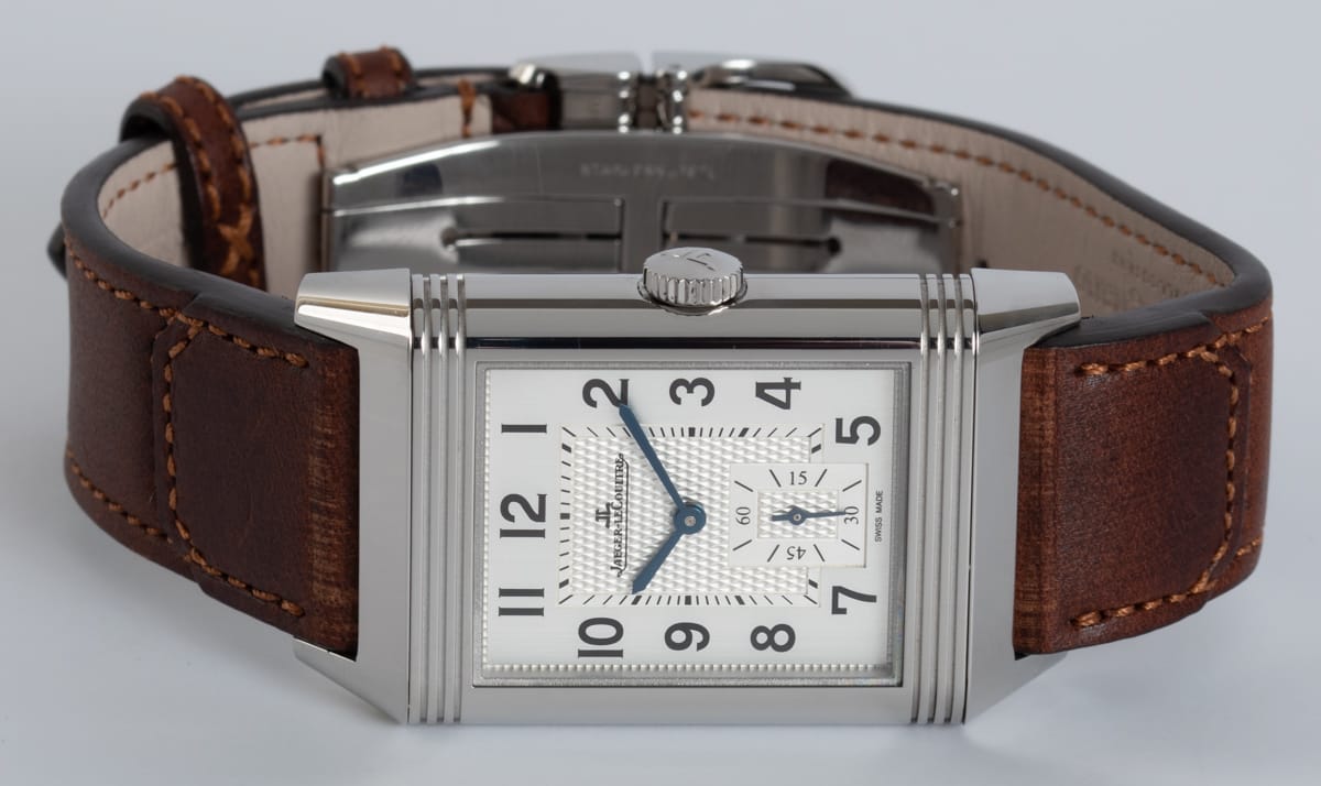 Front View of Reverso Classic Duoface Small Seconds