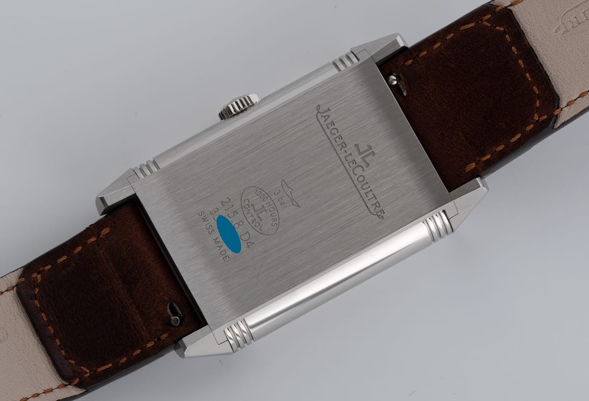 Caseback of Reverso Classic Duoface Small Seconds