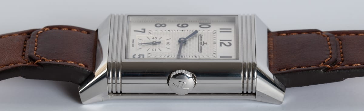 Crown Side Shot of Reverso Classic Duoface Small Seconds
