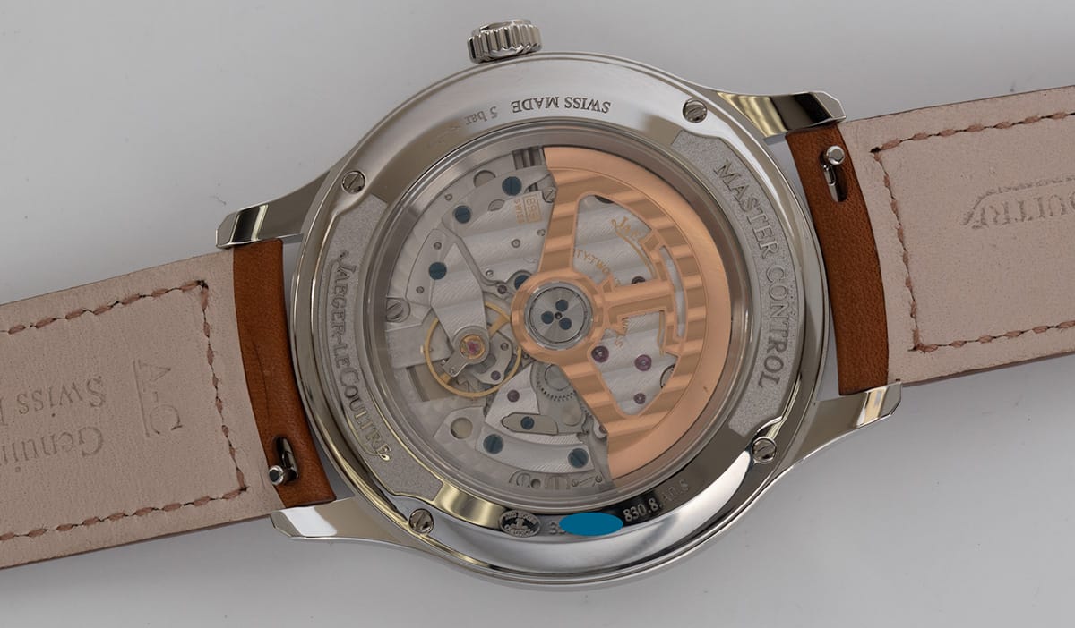 Caseback of Master Control Date