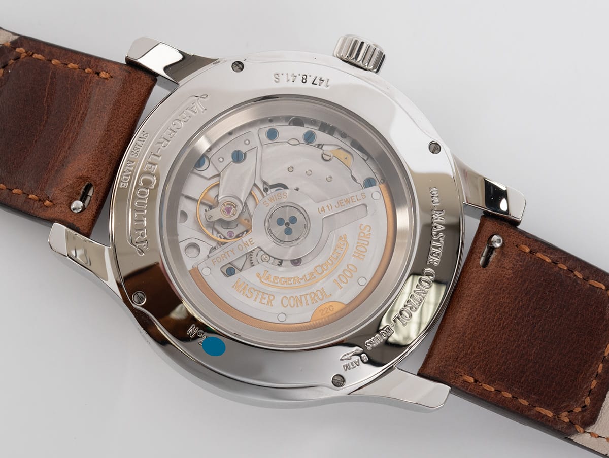 Caseback of Master Calendar